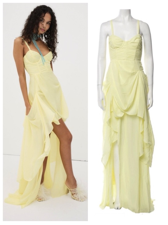 For Love And Lemons Dresses & Skirts - NWT For Love & Lemons June Maxi Dress in Yellow